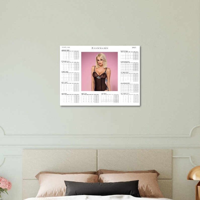 Rhian Sugden Yearly Planner Calendar 2023/24 Personalised Large Sizes