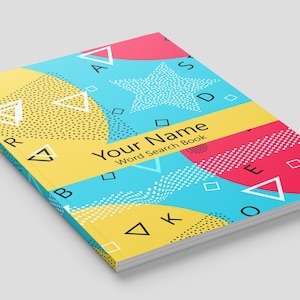 Personalised Word Search Book - Add name to cover