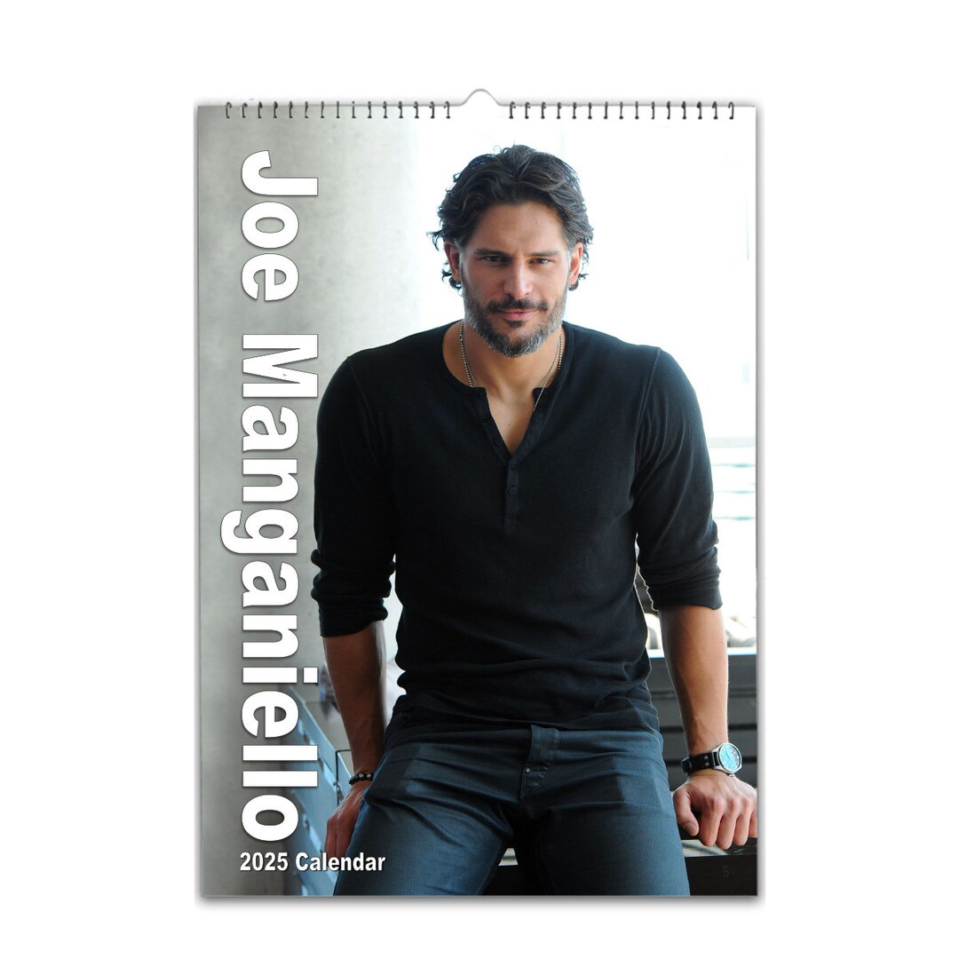Joe Manganiello Photo 2025/26 Calendar Choose Start Month Personalise