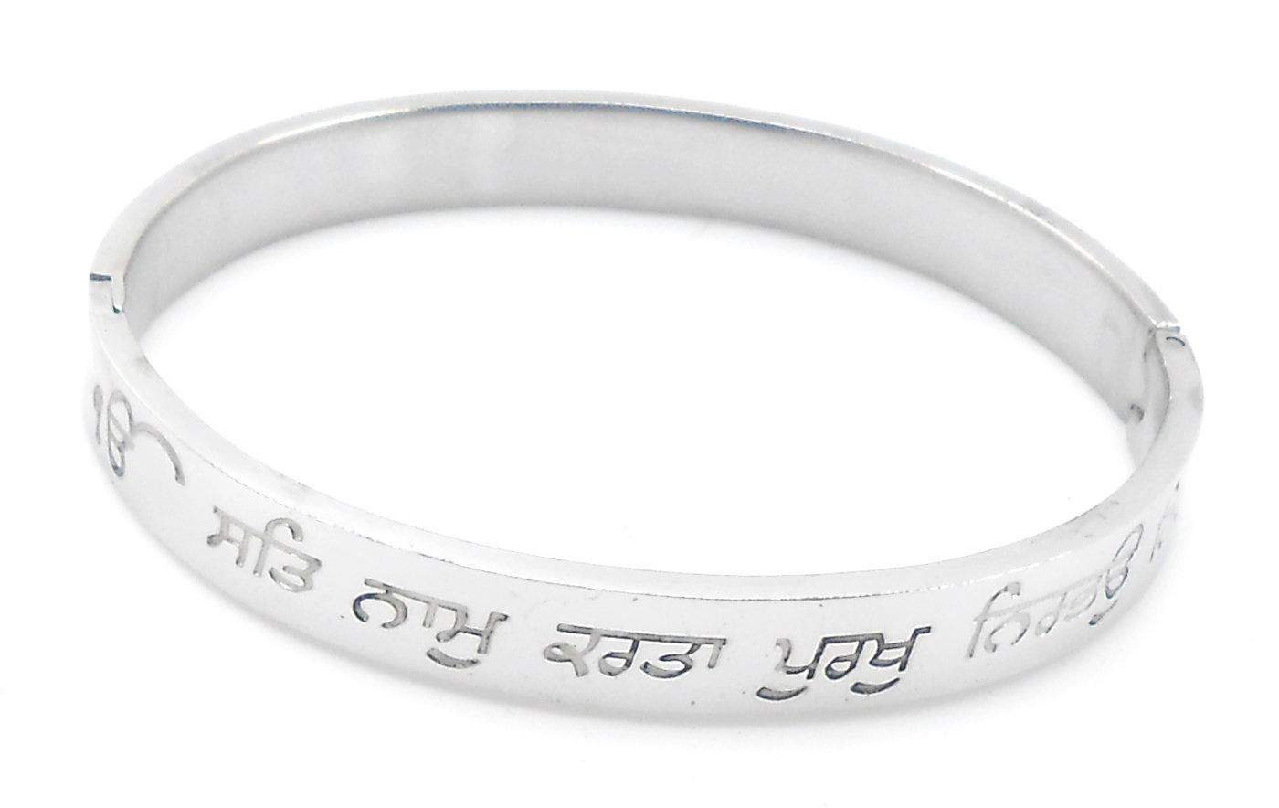 Khanda- Ik Onkar Design 22k Gold Kara Bracelet – Shri Krishna Jewelers