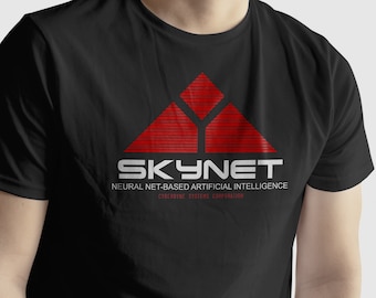 SKYNET T-Shirt - Embrace the AI Revolution. Artificial Intelligence is here man. ChatGPT gift.