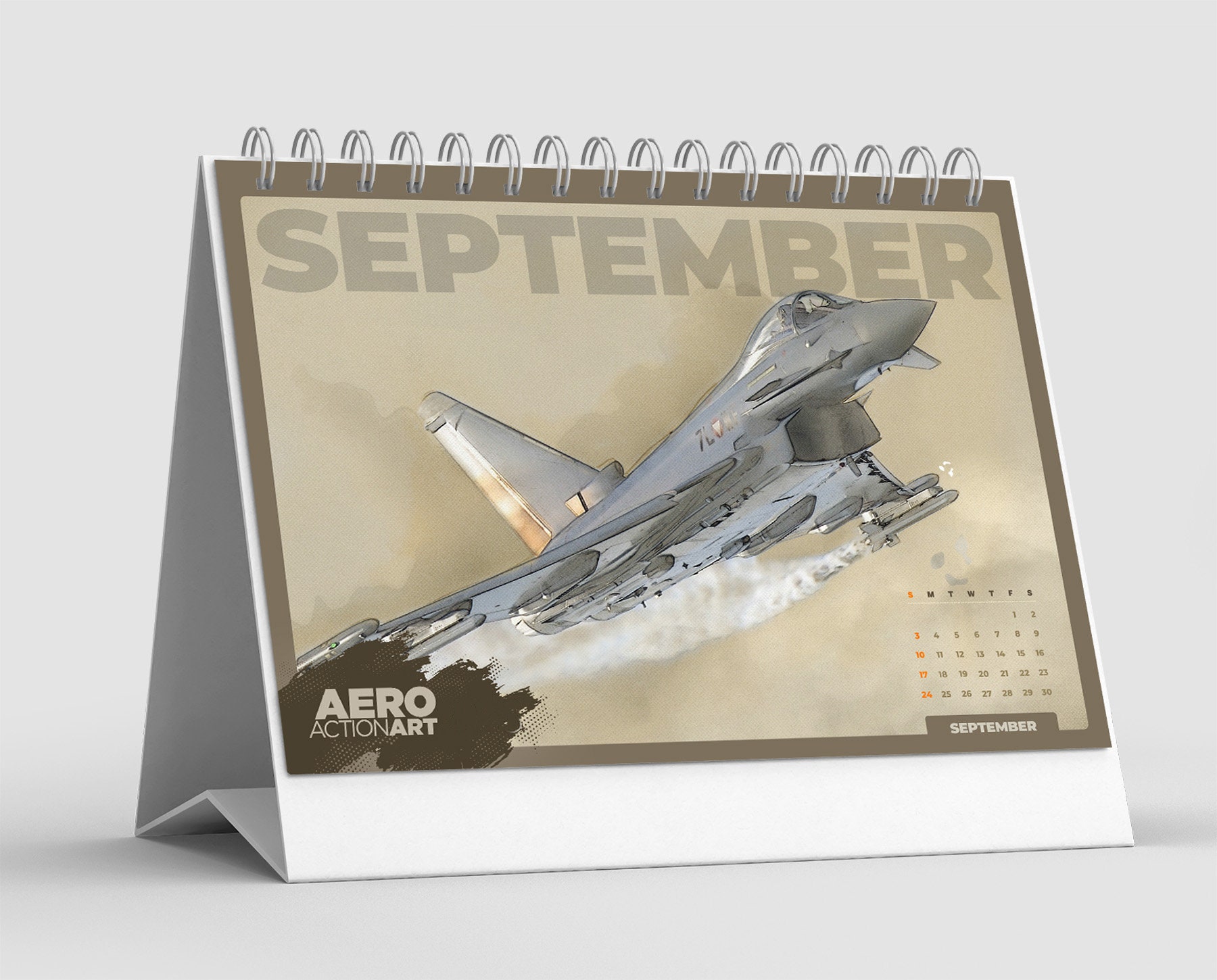 2024 Aviation Flip Desk Calendar Mixed Art Style Etsy UK