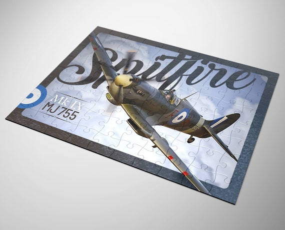 Spitfire Jigsaw Puzzle - Aviation Puzzle Themed Over Rare