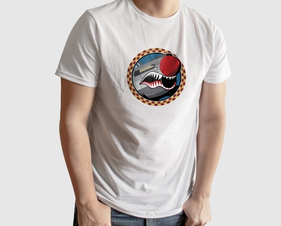 Wwii P-40 Warhawk Flying Tiger Fighter Shark Nose T-Shirt Wwii P-40 Warhawk Flying Tiger Fighter Shark Nose T-Shirt