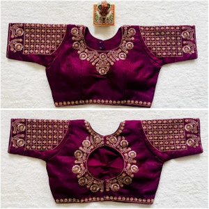 Beautiful Stitched Blouse Heavy Phantom Silk Designer Women Wear Wedding Party Wear Blouse.