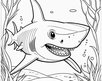 Coloring Pages | Zoo Themed | Kids Coloring | Coloring Book | Zoo Animals | Digital Download