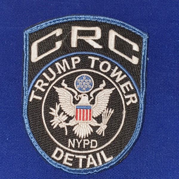 N.Y.P.D. Patch CRC Trump Tower - Commande de réponse critique