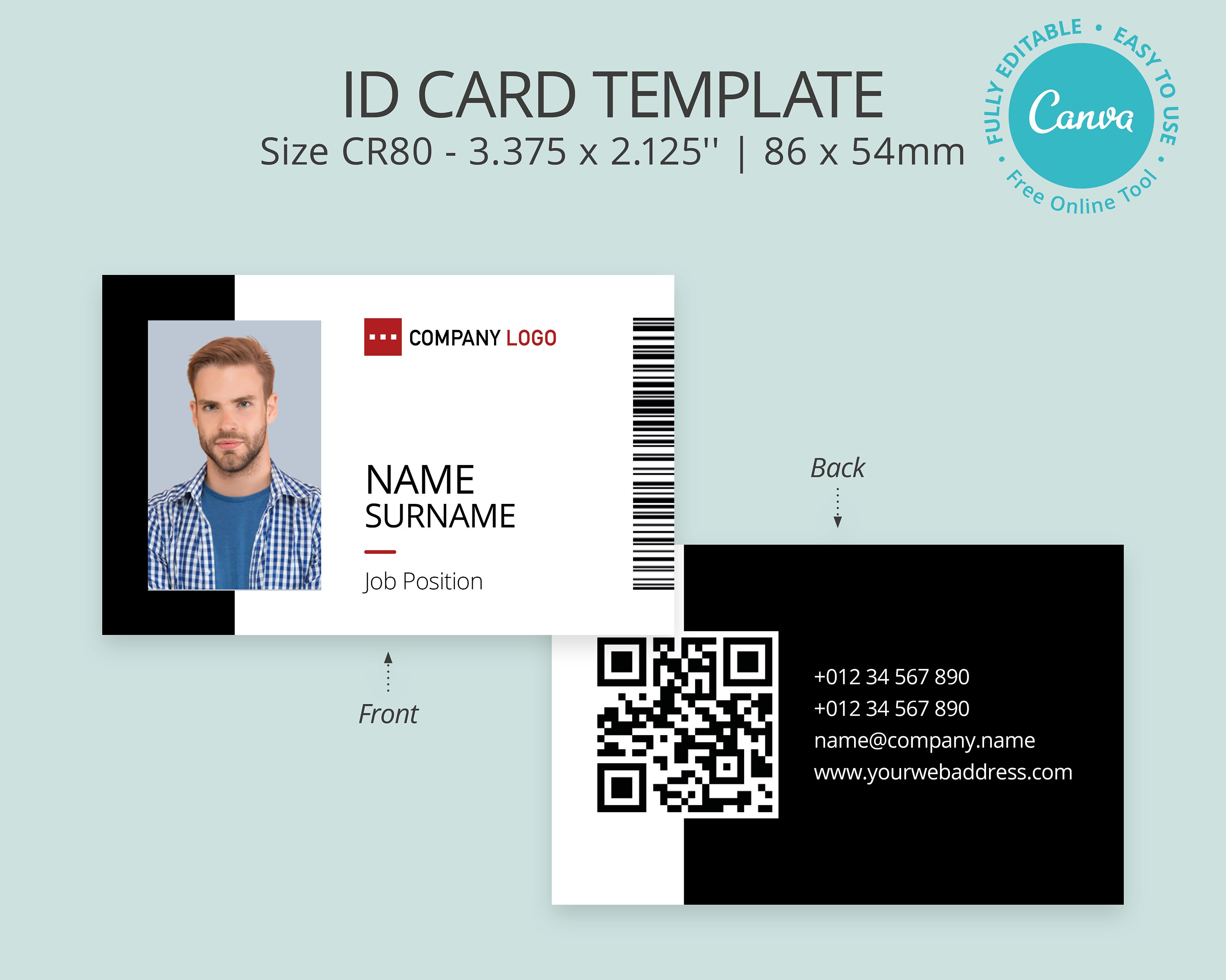 Printable Id Card Template