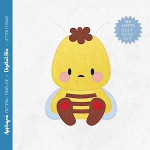 Pdf Appliqué Pattern - Scrap Fabrics Sewing - Freehand Quilt Appliqué - Raw Edge Fusible Appliqué - Bee - Letter/A4