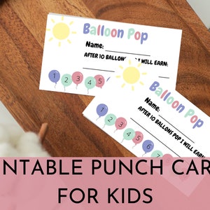 Cartes perforées pour enfants et étudiants