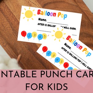 Cartes perforées pour enfants et étudiants Édition arc-en-ciel, PDF imprimable