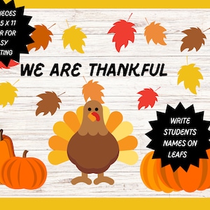 Thanksgiving Bulletin Board Kit for Teachers
