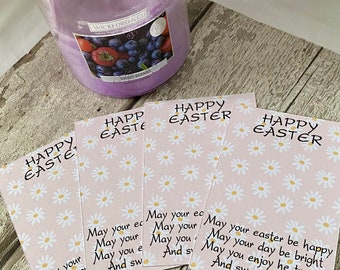 Easter Spring Flower Pocket Hug Backing Cards