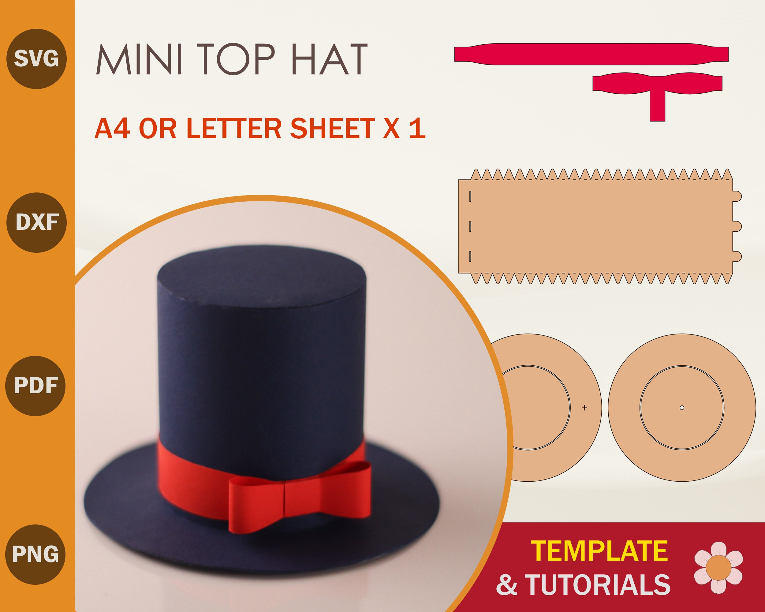 Top Hat Template Printable Top Hat Template Printable