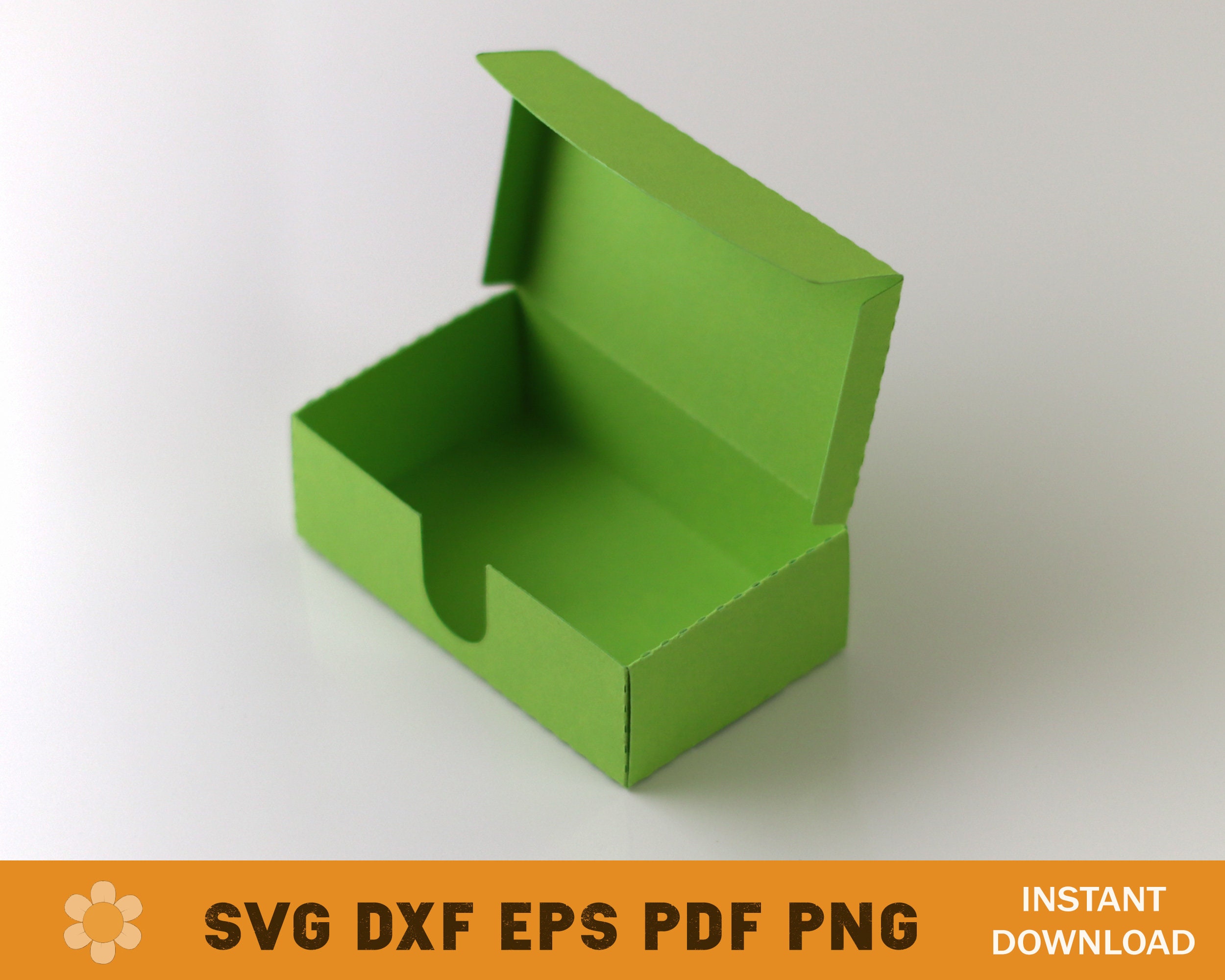 Business Card Box SVG Template Business Card Dispenser Etsy