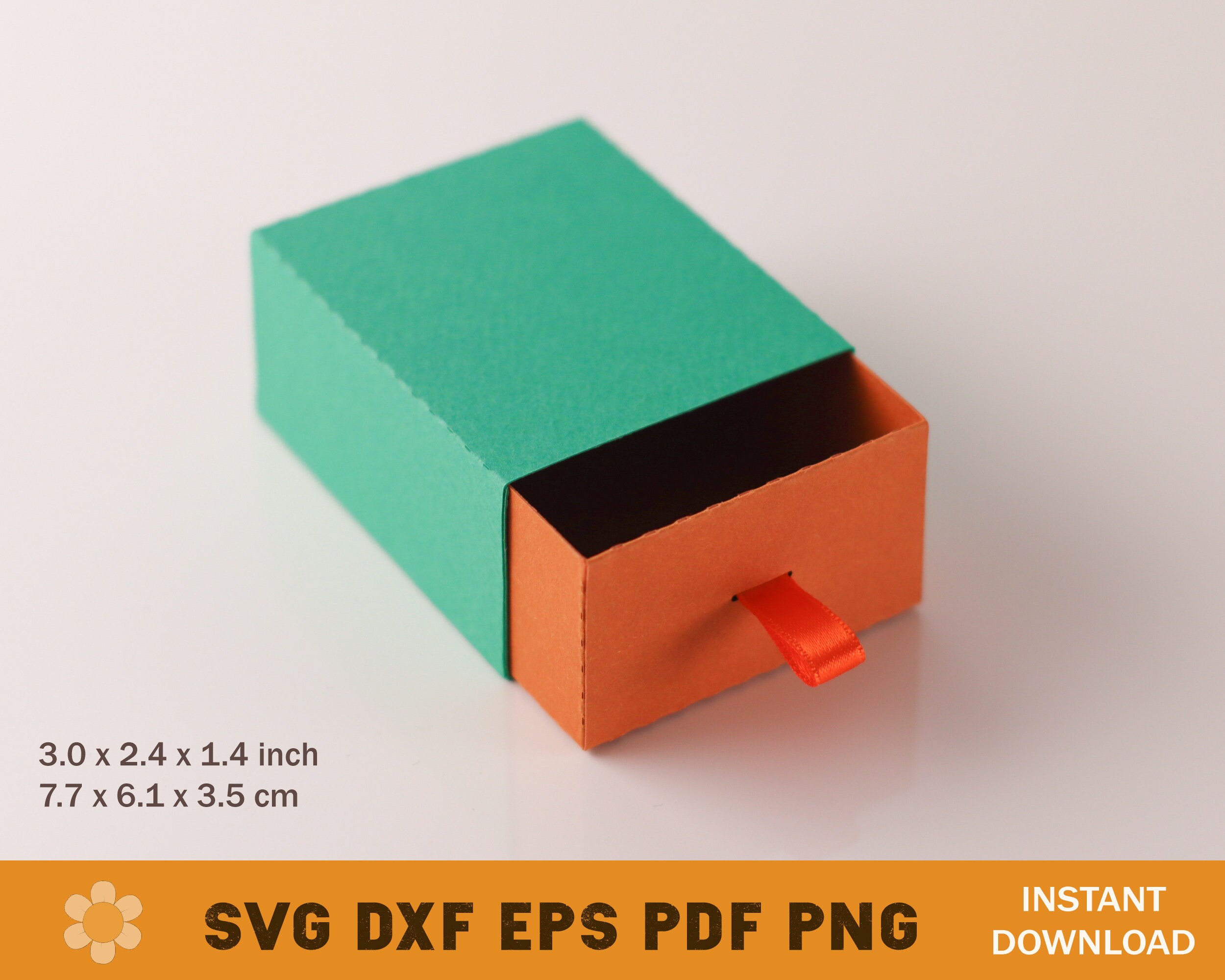 Mini Drawer Box Template Drawer Box SVG Slide Box Template Etsy