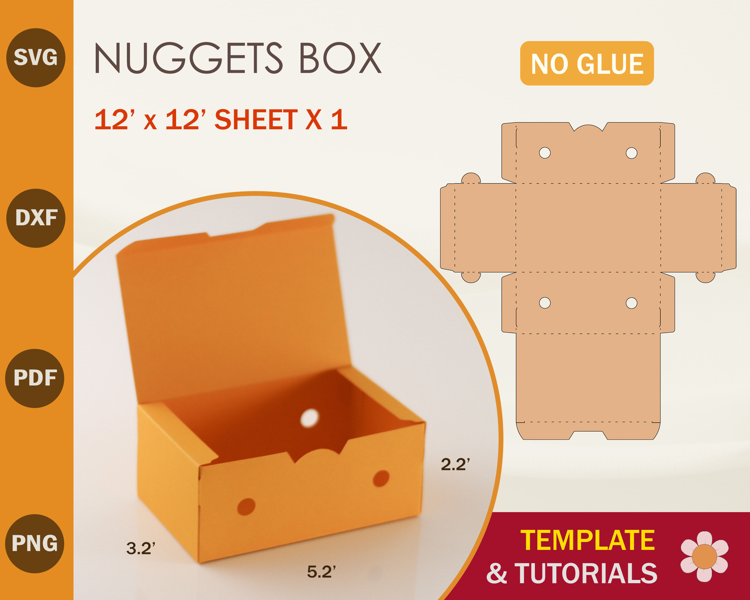 Nuggets Box SVG Template, Chicken Nuggets Box, Cricut Cut Files, Silhouette Cut Files - Etsy Nuggets Box SVG Template, Chicken Nuggets Box, Cricut Cut Files, Silhouette Cut Files - Etsy