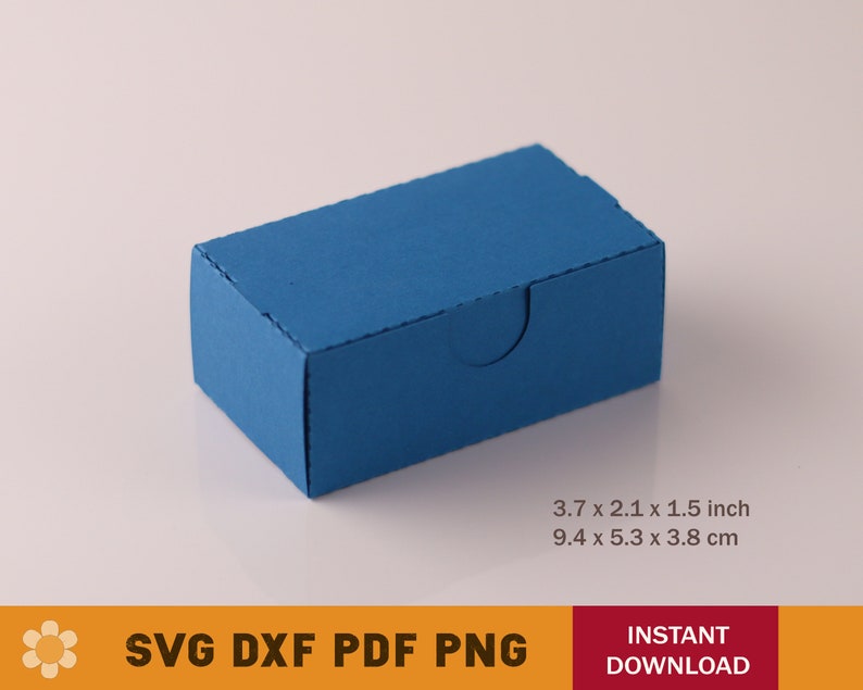 Business Card Box SVG Template: Cricut & Silhouette Cut Files (Digital Download) image 3