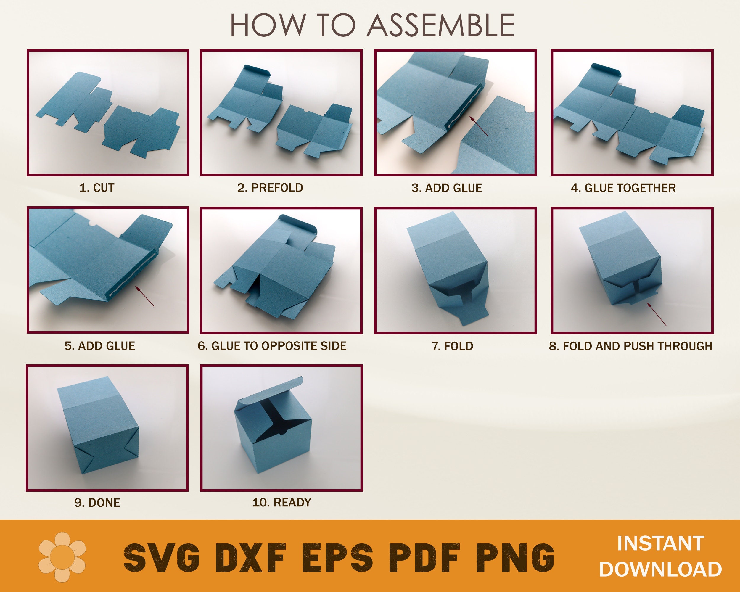 11oz Mug Box Template Mug Box SVG Cricut Cut Files Etsy UK