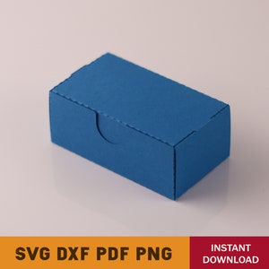 Business Card Box SVG Template: Cricut & Silhouette Cut Files (Digital Download) image 2