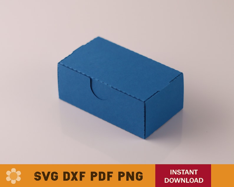 Business Card Box SVG Template: Cricut & Silhouette Cut Files (Digital Download) image 2