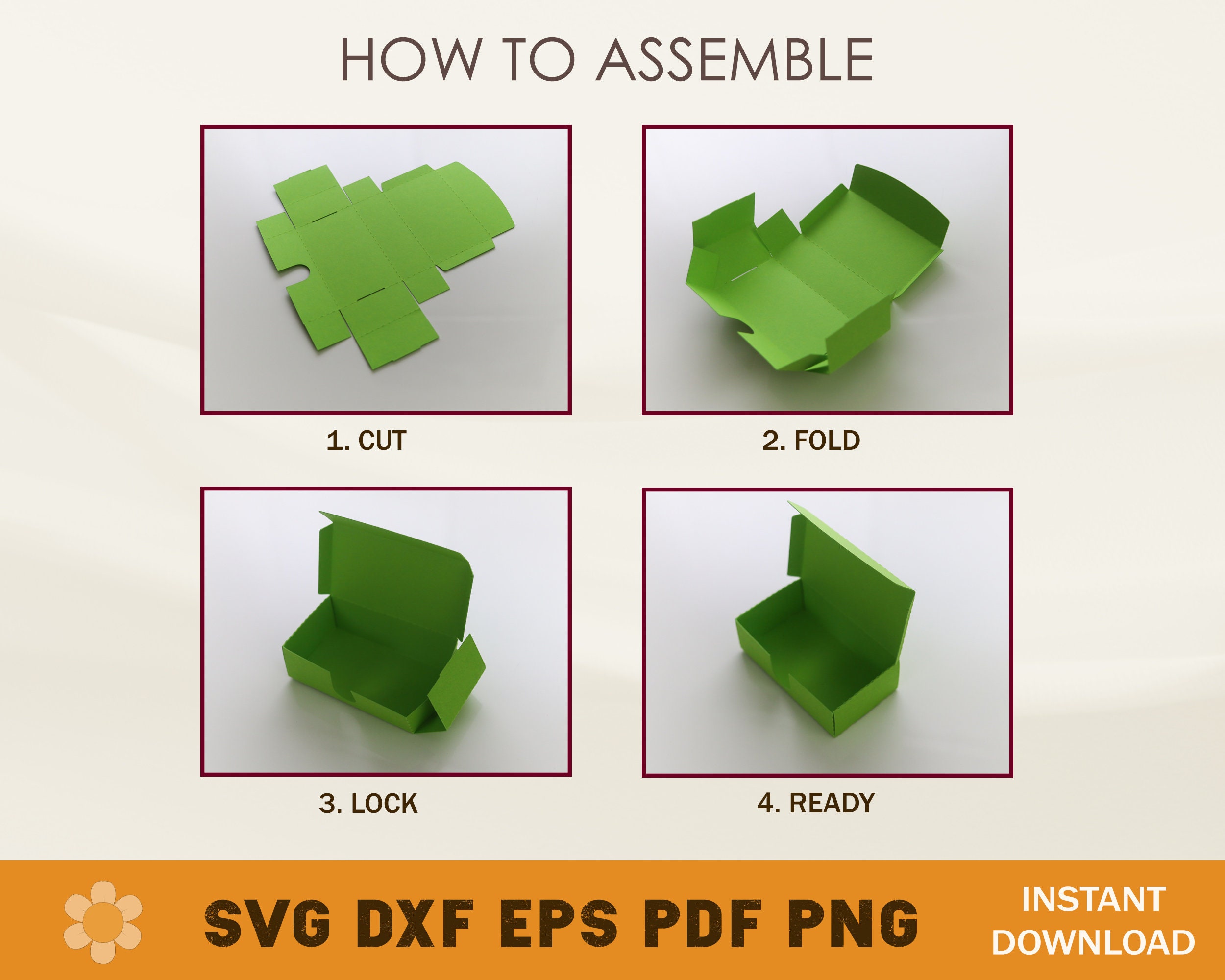 Business Card Box SVG Template Business Card Dispenser Etsy