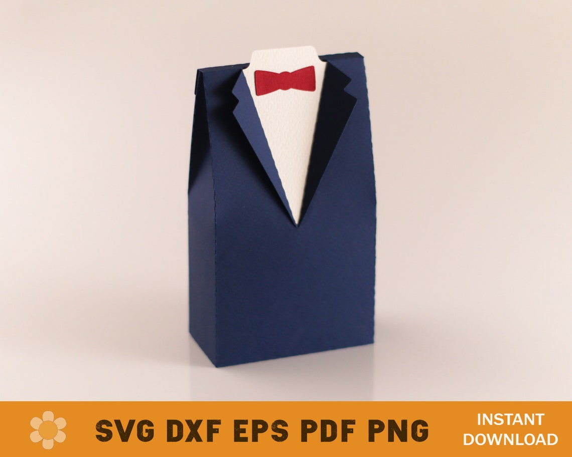 Printable Tuxedo Box Template