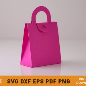 Gift Bag Template, Gift Bag SVG, Gift Box SVG, Favor Box SVG, Cricut ...