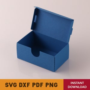 Business Card Box SVG Template: Cricut & Silhouette Cut Files (Digital Download) image 4