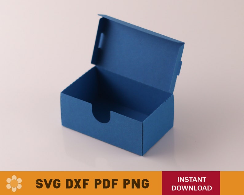Business Card Box SVG Template: Cricut & Silhouette Cut Files (Digital Download) image 4