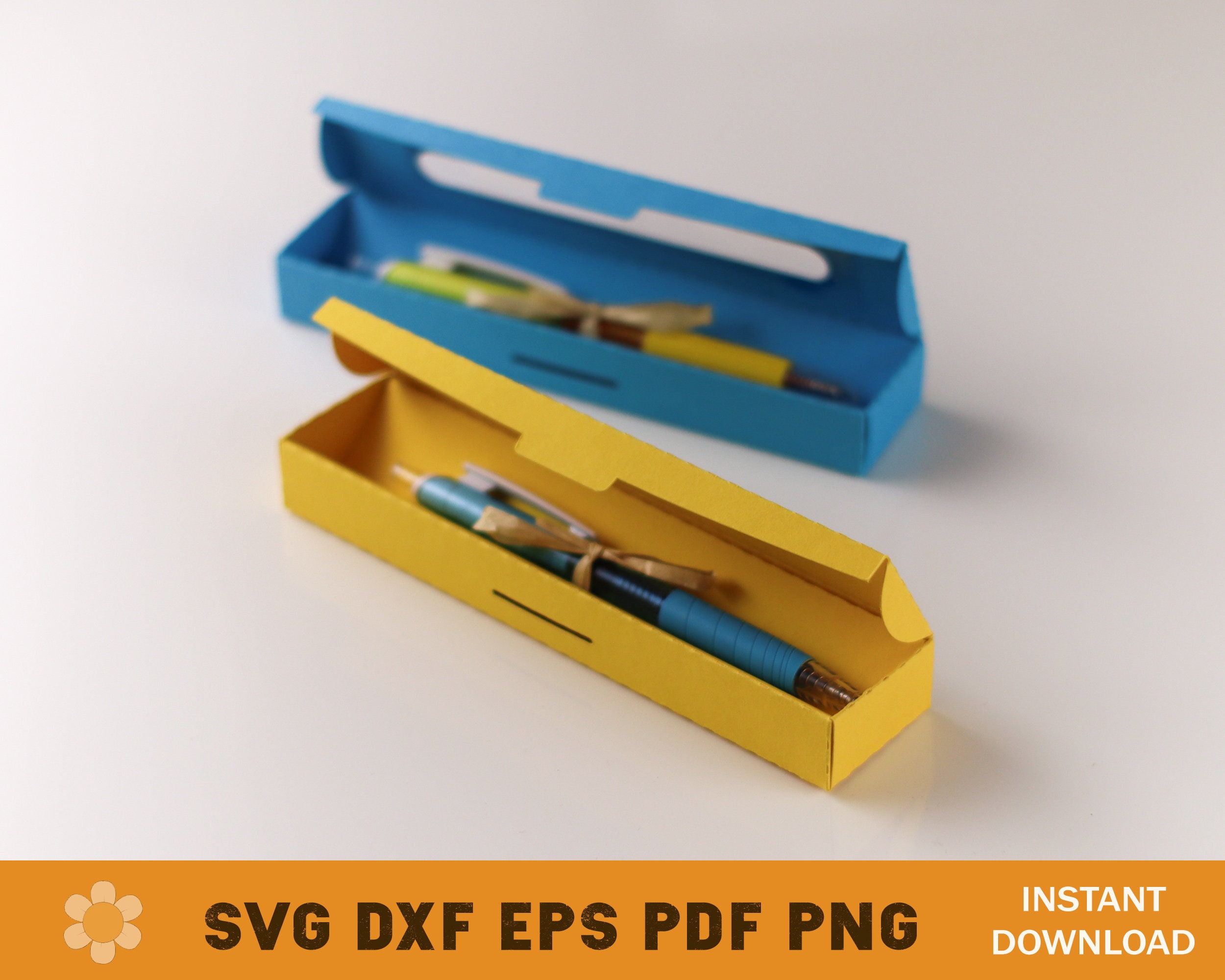 Pen Box SVG Pen Box Template Pen Holder SVG Epoxy Pen Box Etsy UK