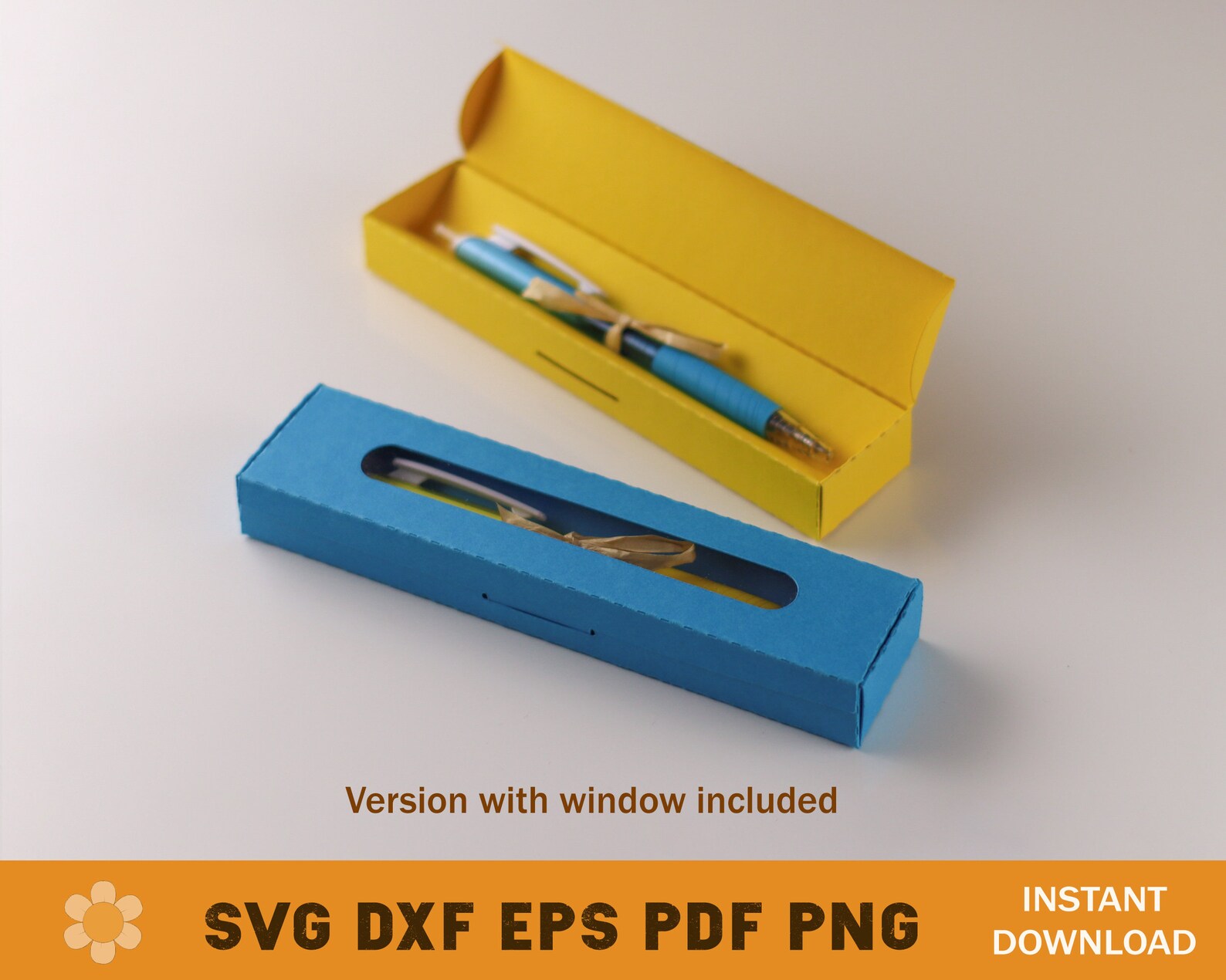 Pen Box SVG Pen Box Template Pen Holder SVG Epoxy Pen Box Etsy