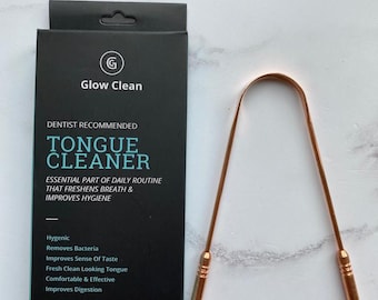 Tongue cleaner, oral care, tongue scraper, 100% copper tongue cleaner