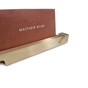 Wedding Place Card Holder Bottle Opener | Custom Wedding Favour | Corporate Gift | Brass Bottle Opener | Luxury Gift Idea