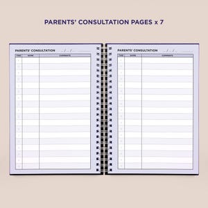 Personalised Teacher Planner / Lesson Planner 2026-2027 - Oriental Design image 8