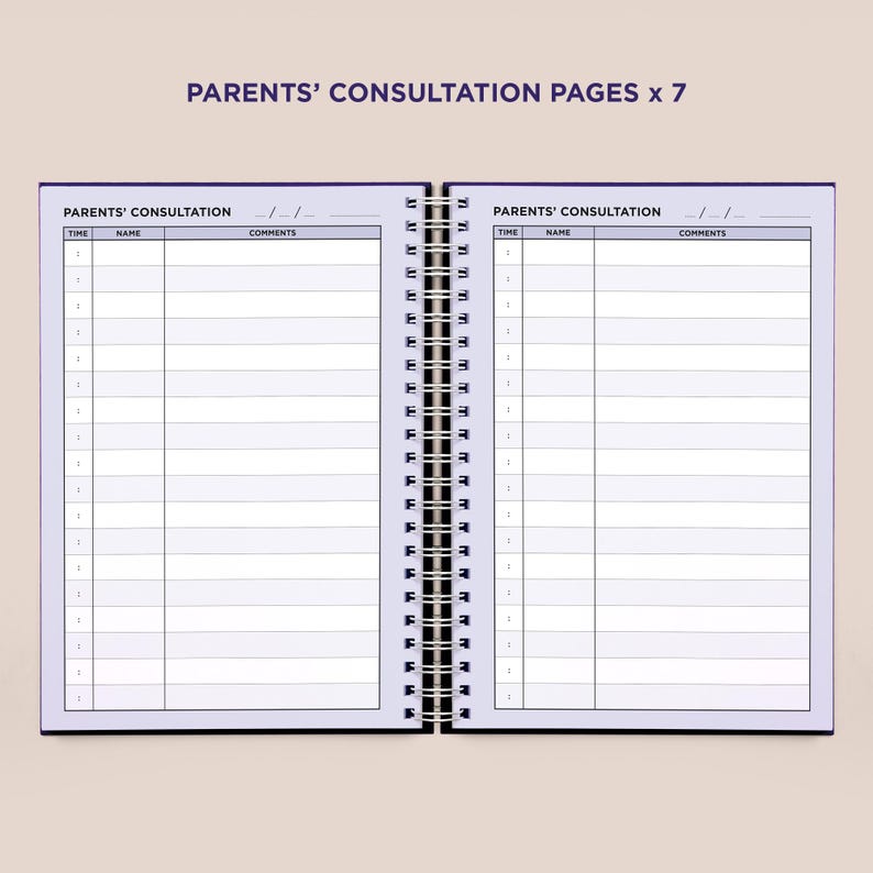 Personalised Teacher Planner / Lesson Planner 2026-2027 - Oriental Design image 8
