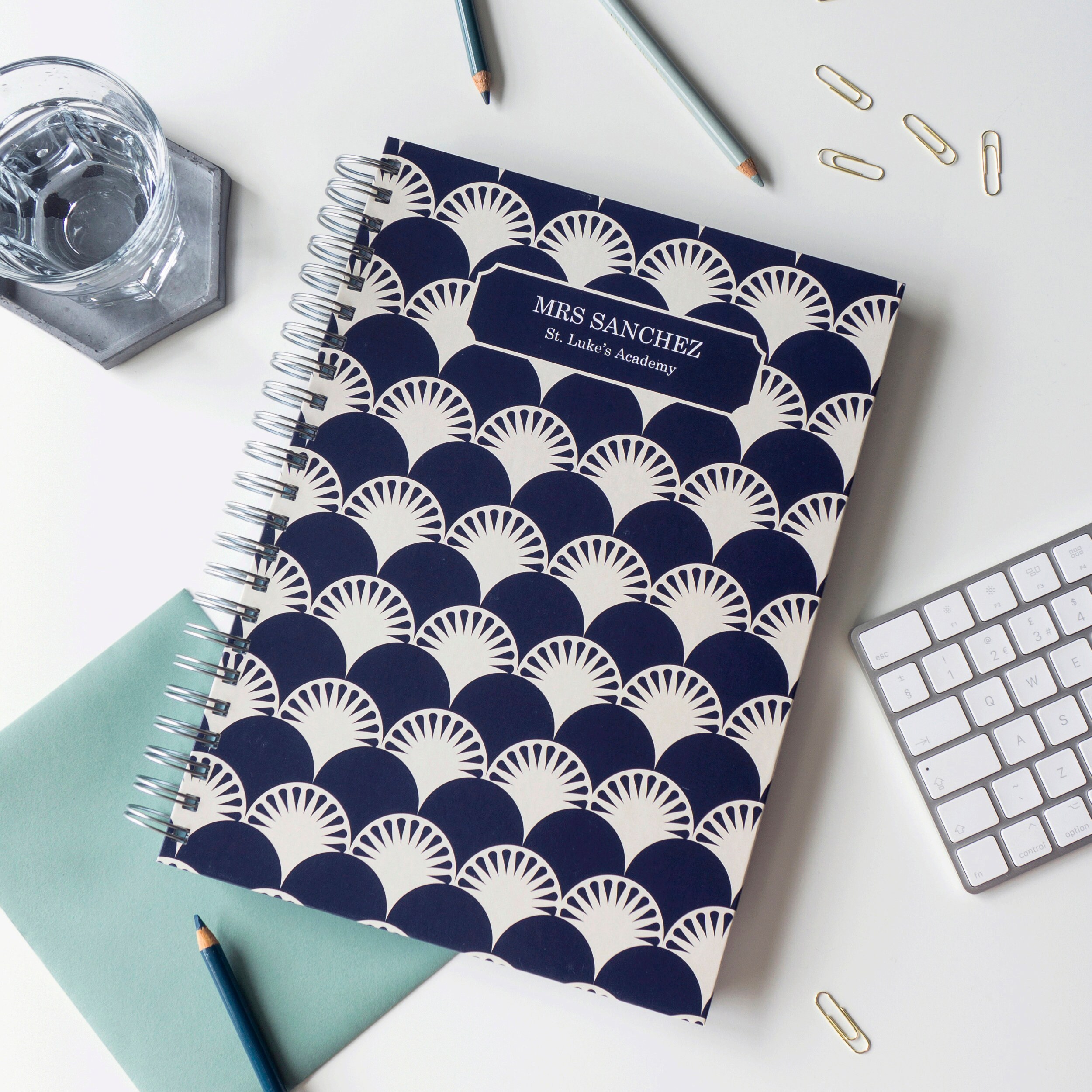 Personalised Teacher Planner / Lesson Planner Fan Design Etsy UK