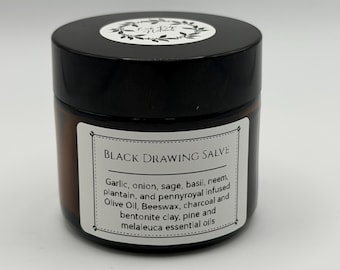 Ungüento para dibujar negro