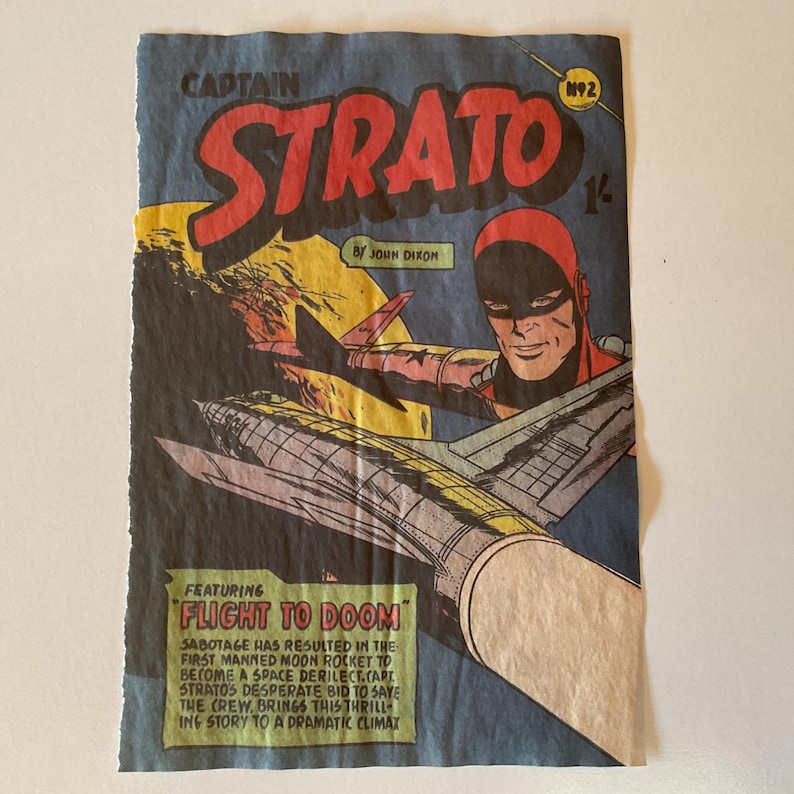 Strato Book 6 Vintage Comic Book Cover Images - Catman, Phantom, Strato, Falcon for ...