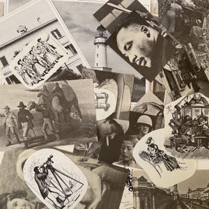 History and old time ephemera pack, over 100 recycled book illustrations for junk journal, collage, embellishment, vintage paper ephemera