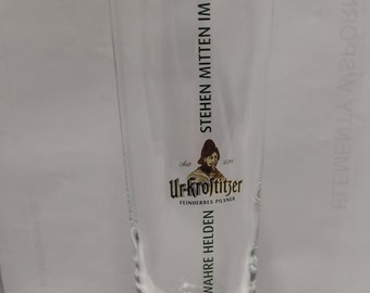 Ur-Krostitzer speciale editie 0,3l bierglas, verzamelbaar Duits bierglas, bierdrinkglaswerk 300 ml