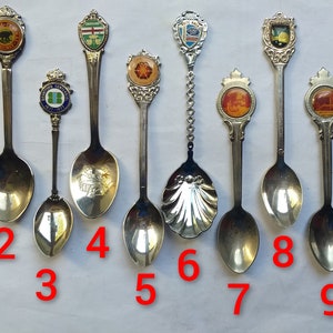 Cuchara de plata coleccionable de recuerdo de Brantford, Ontario Place, Toronto Kitckeker, Warerloo, White River, Bell Homestead, 112
