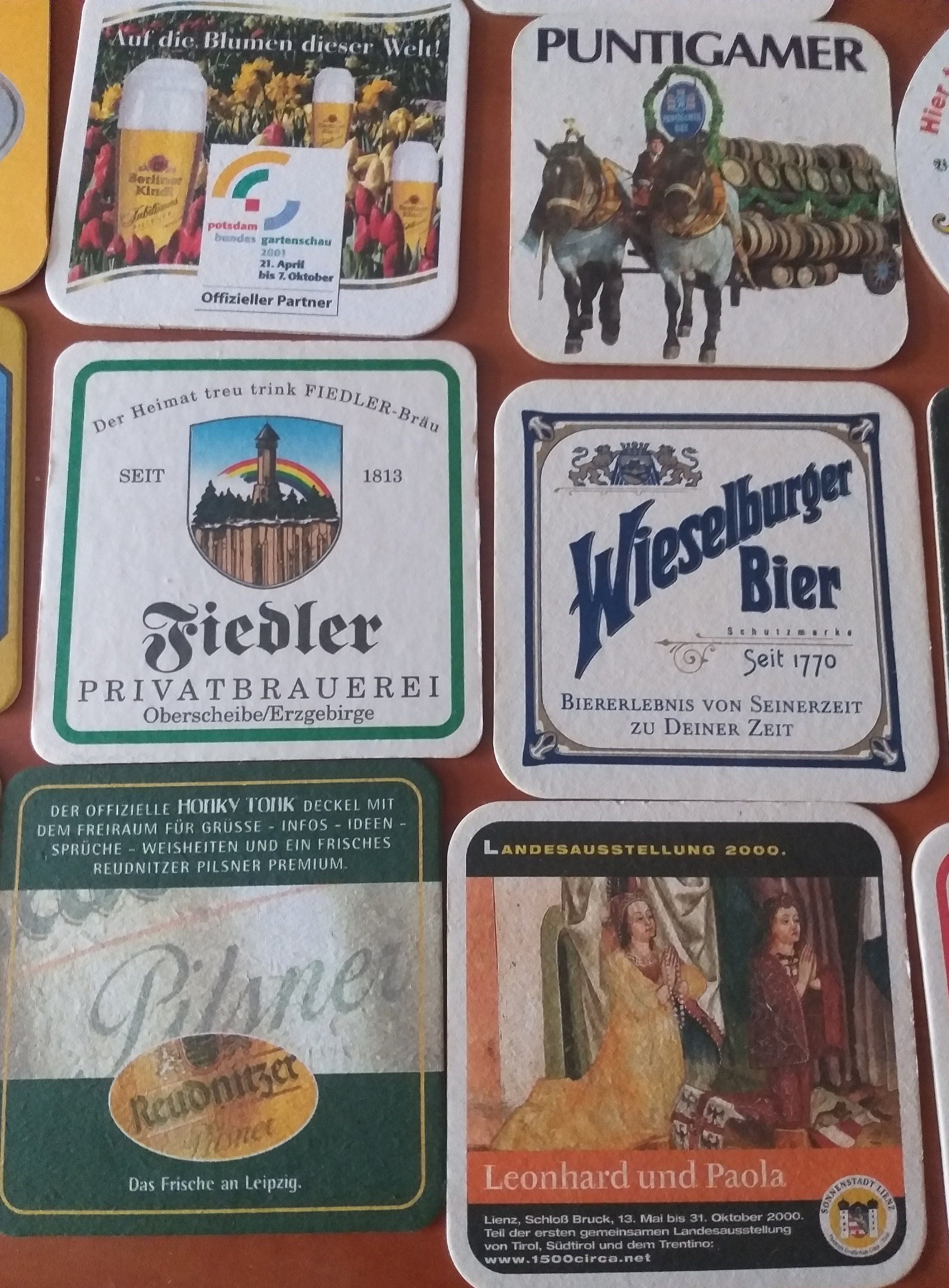 30 Vintage Bierdeckel, Beer Coasters, Bulk Beer Coasters, German and ...