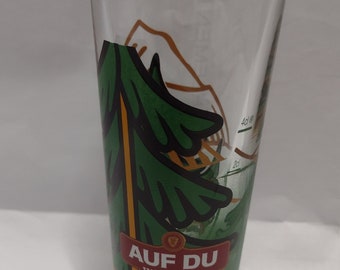 Shot drink glass from Wilthener Collector's Edition - Auf Du - On You. German shot glass, shot drink, schnapps Glass 2 and 4 cl.