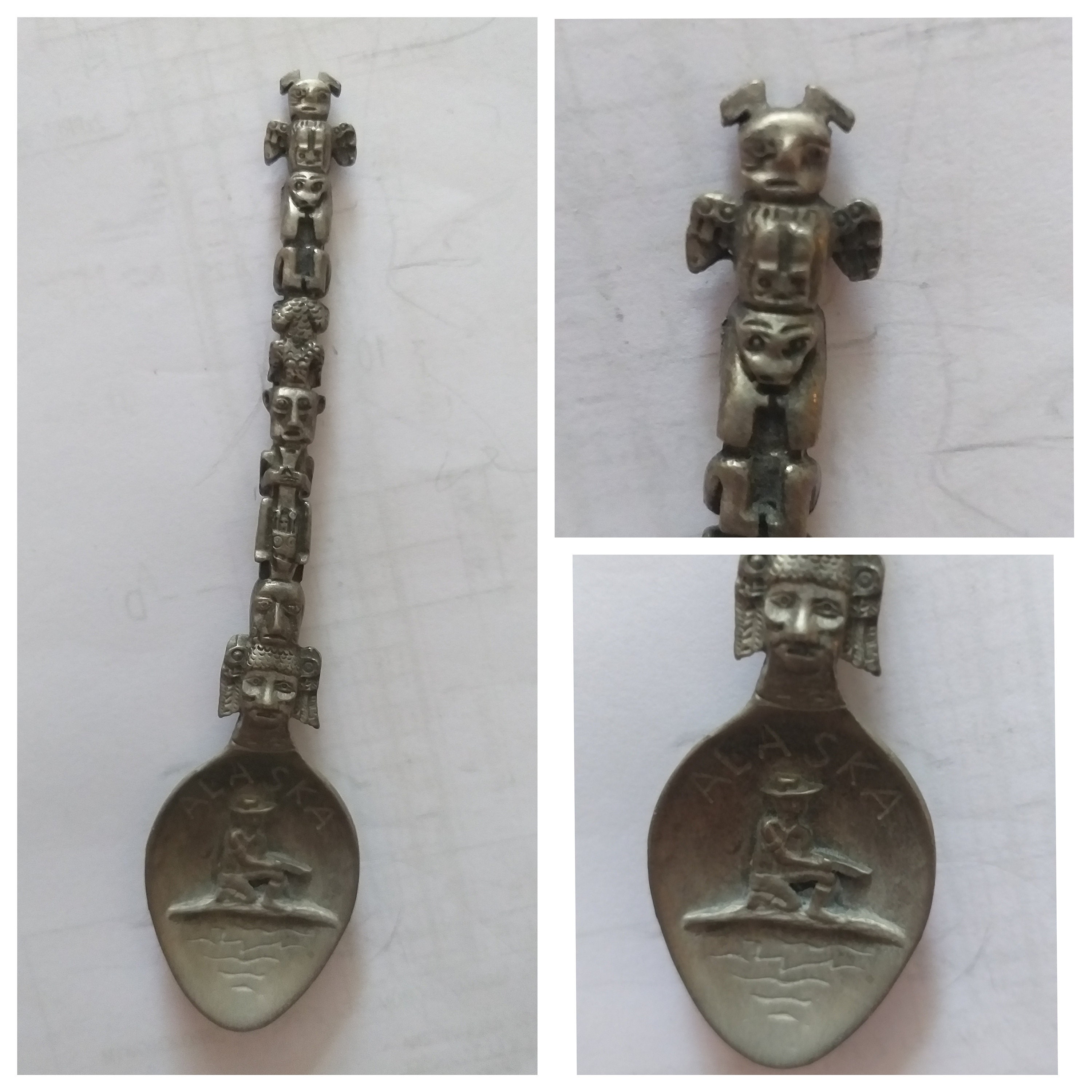 アメリカ お土産 30年前ヴィンテージ スプーン コレクション 飾り棚