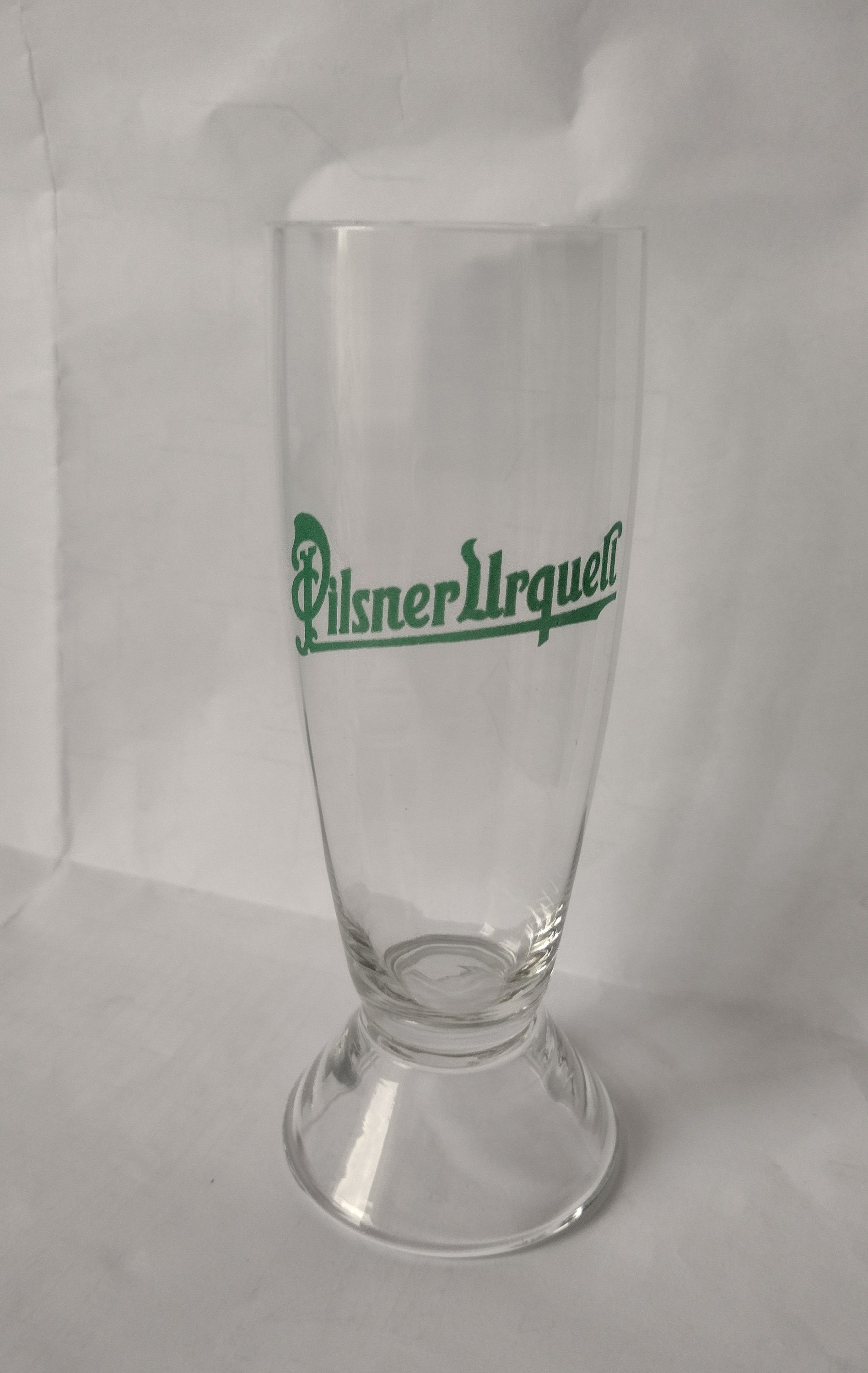 Pilsner Urquell Beer Glass, Collectible Czech Beer Glass, Pilsner Glass, Barware Glass, Beer
