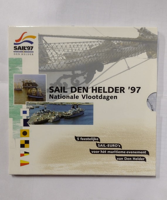 Den Helder Sail Set of 5 Coins of 2 Euro 1997 Sailboat BU  