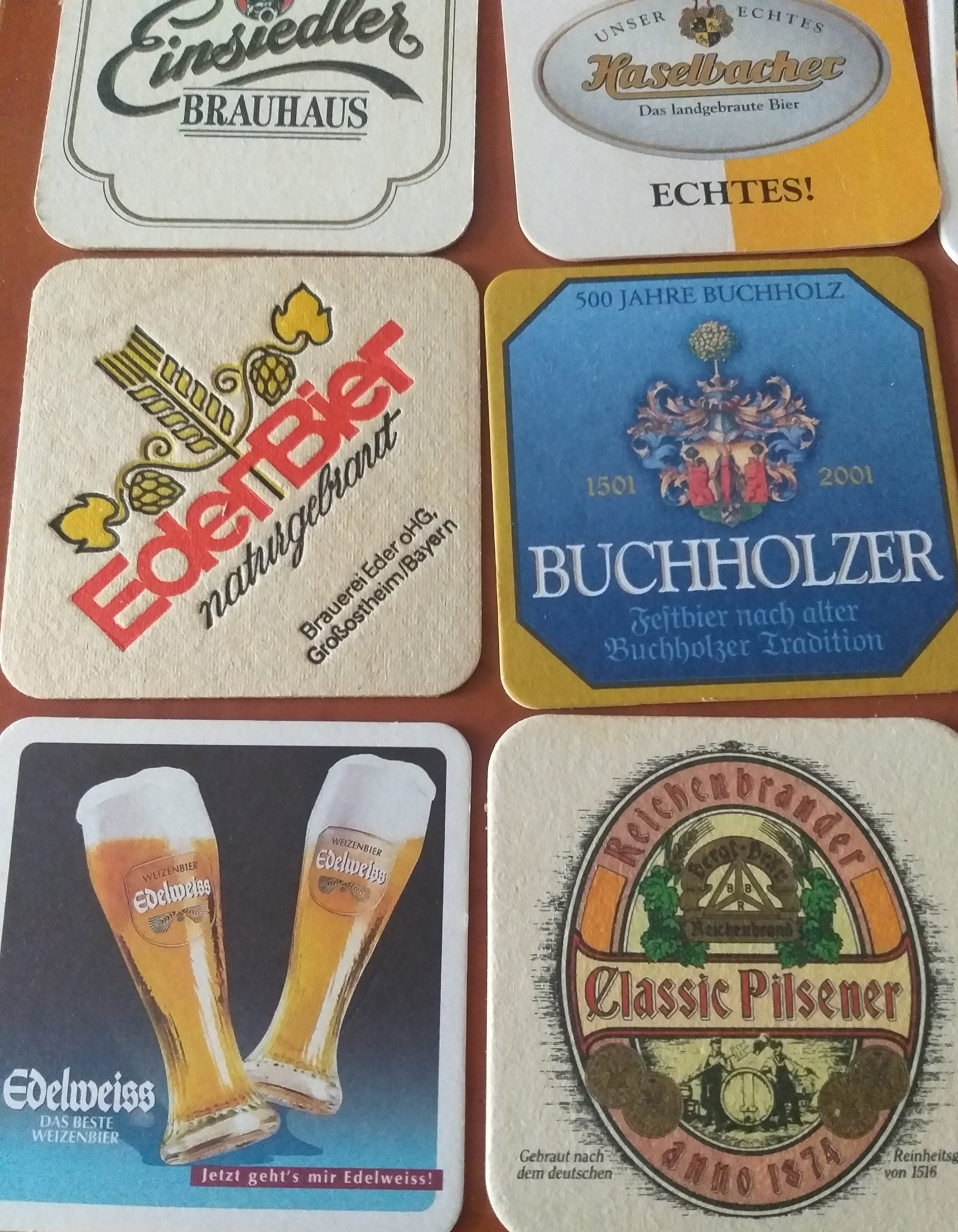 30 Vintage Bierdeckel, Beer Coasters, Bulk Beer Coasters, German and ...