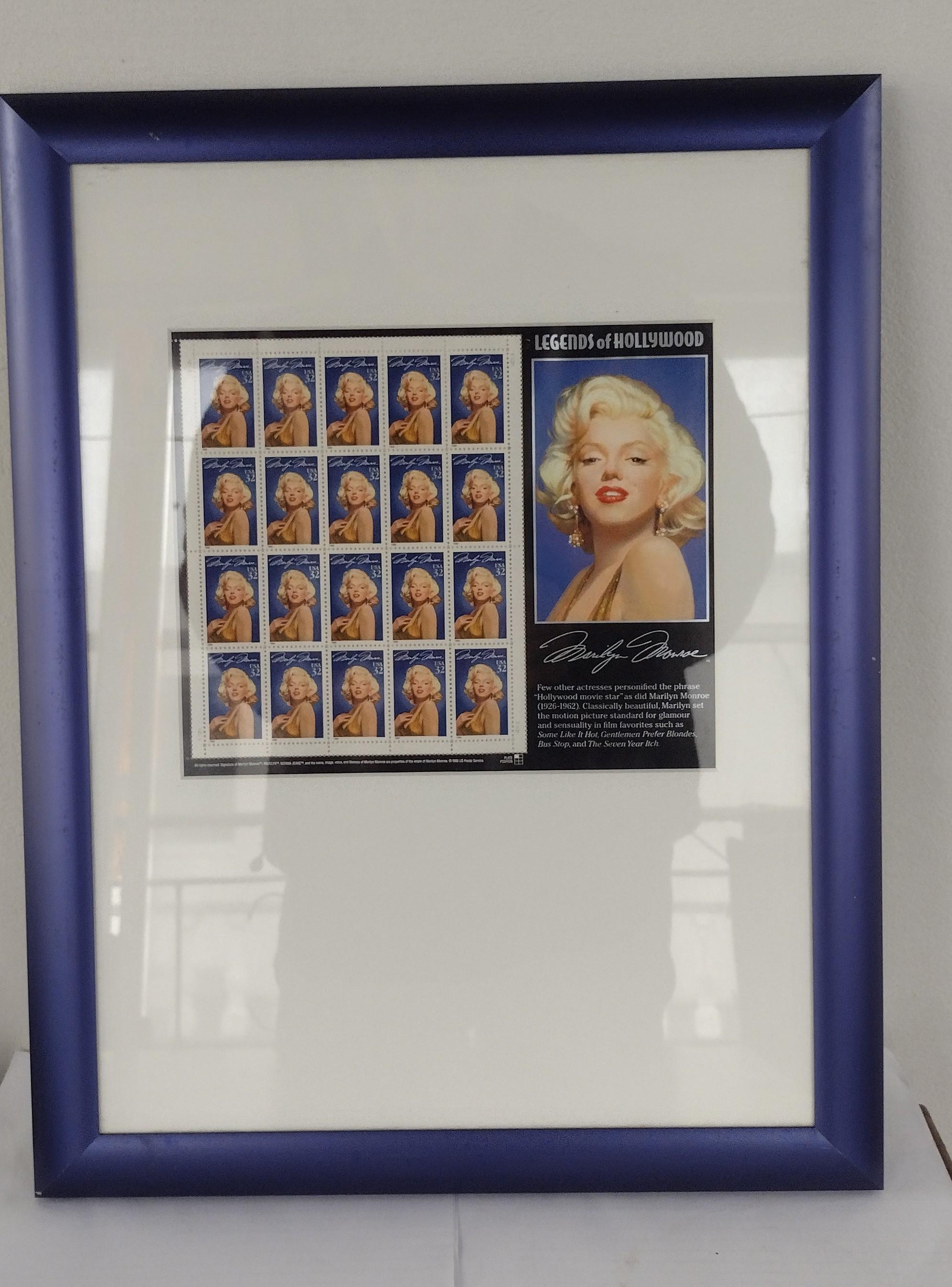 マリリン モンロー 32 セント米国郵便切手、未使用、ハリウッドの伝説