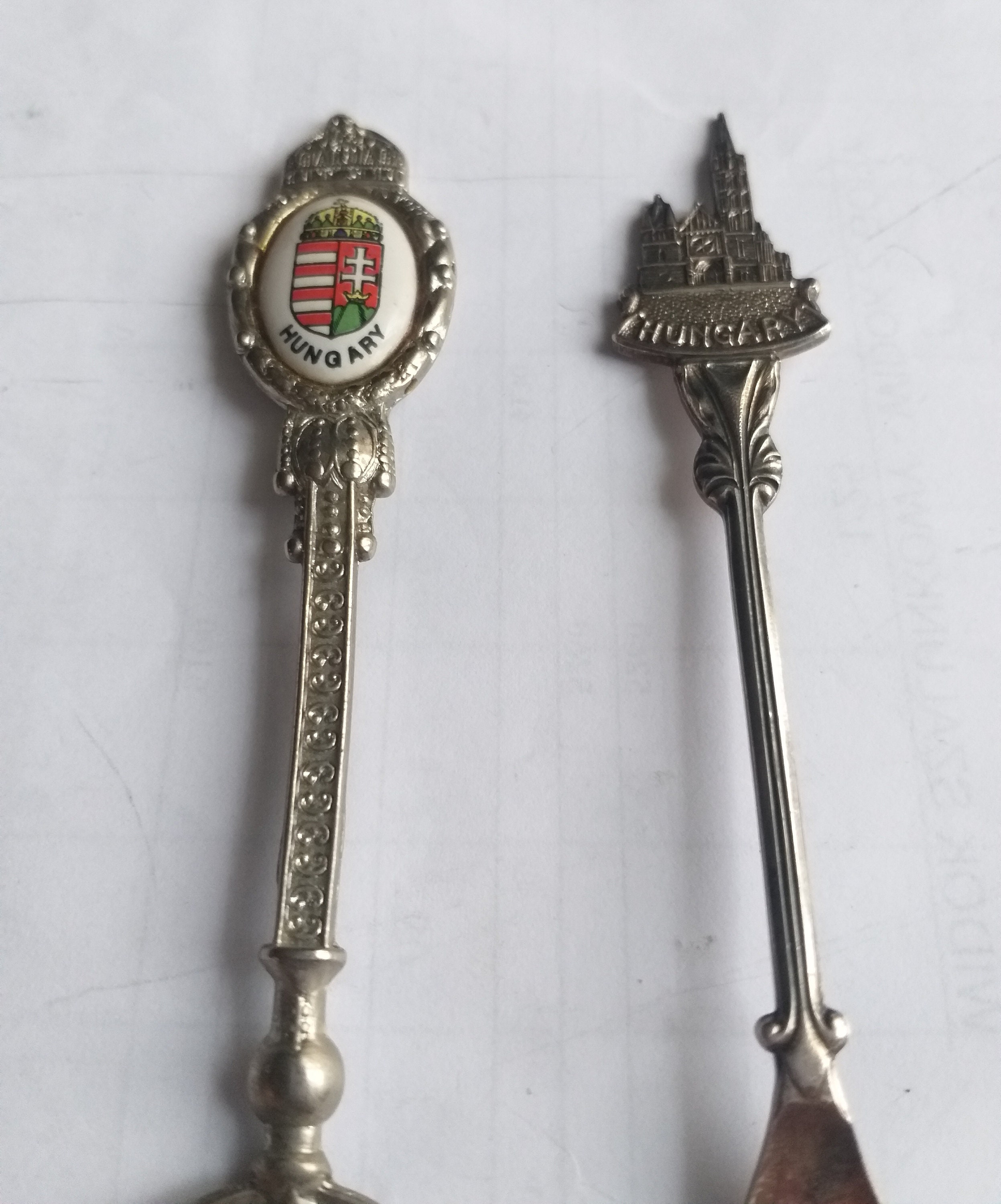 Hungary Coat of Arms Souvenir Vintage Collector Spoon. Gift From Hungary. Hungarian Spoons. 145